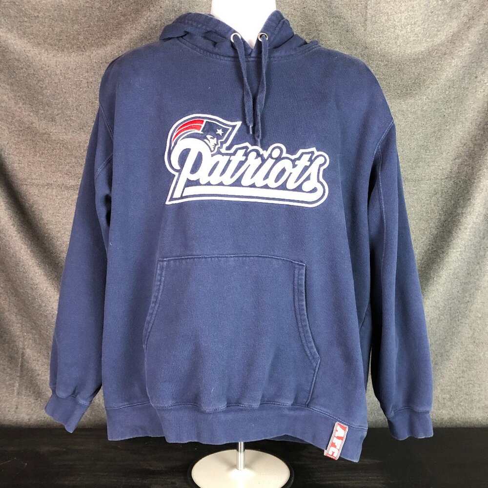 NFL Team Apparel New England Patriots Hoodie Embroidered XL